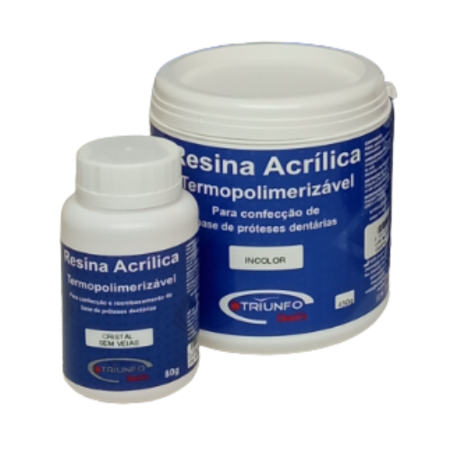 Resina Acrílica Triunfo Termopolimerizável Pó - Triunfo