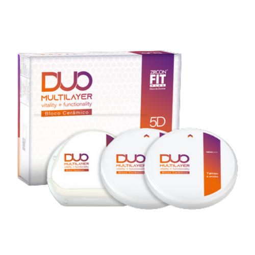 Bloco de Zircônia Zr FitPlus Duo ML - Talmax