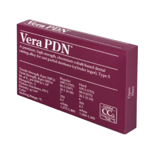 Liga Metálica de Cromo Cobalto Vera PDN Hard 200g - Aalbadent