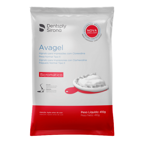 Alginato Avagel Tipo II 410g - Dentsply Sirona