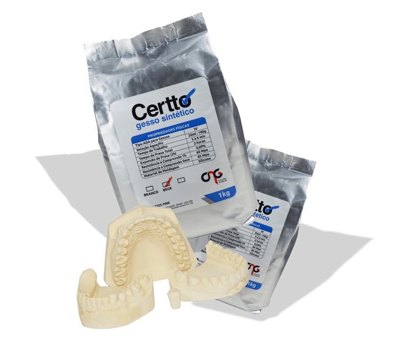 Gesso Sintético Especial Tipo IV Certto 1kg - CNG