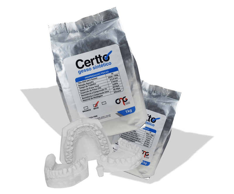Gesso Sintético Especial Tipo IV Certto 1kg - CNG