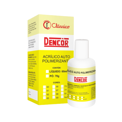 Resina Dencor Autopolimerizável Pó - Clássico