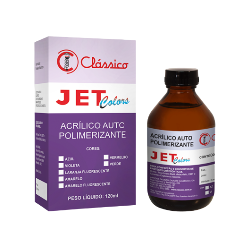 Resina JET Colors Autopolimerizável Líquido 120ml - Clássico