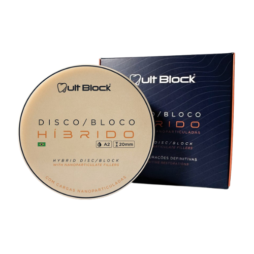Bloco CAD/CAM Mult Nano-Híbrido - Multdigital