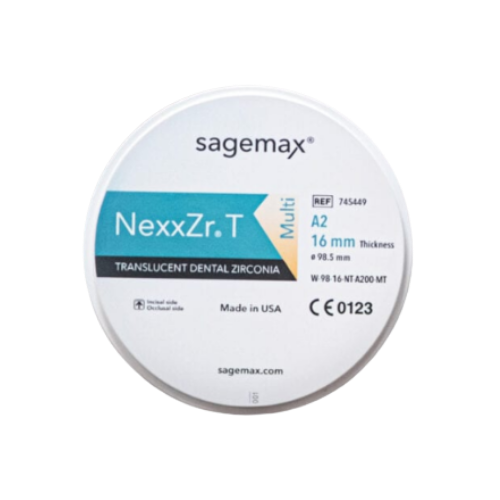 Bloco CAD/CAM NexxZr T Multi 98/25mm - Sagemax