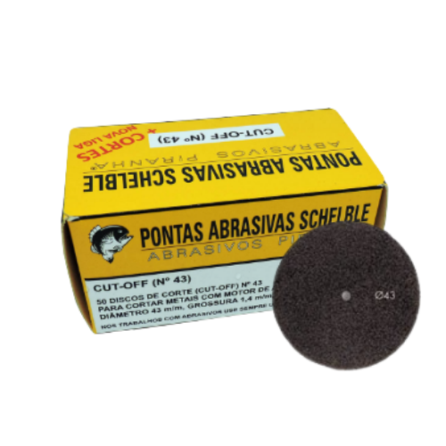 Disco de Carborundum Cut-Off Nº 43 c/ 50 - Schelble