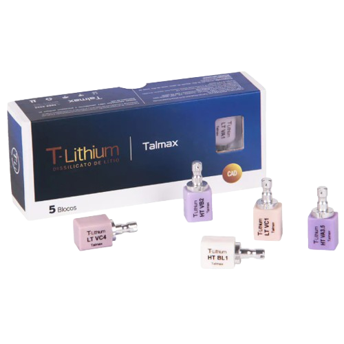 Bloco de Dissilicato T-Lithium CAD HT - Talmax
